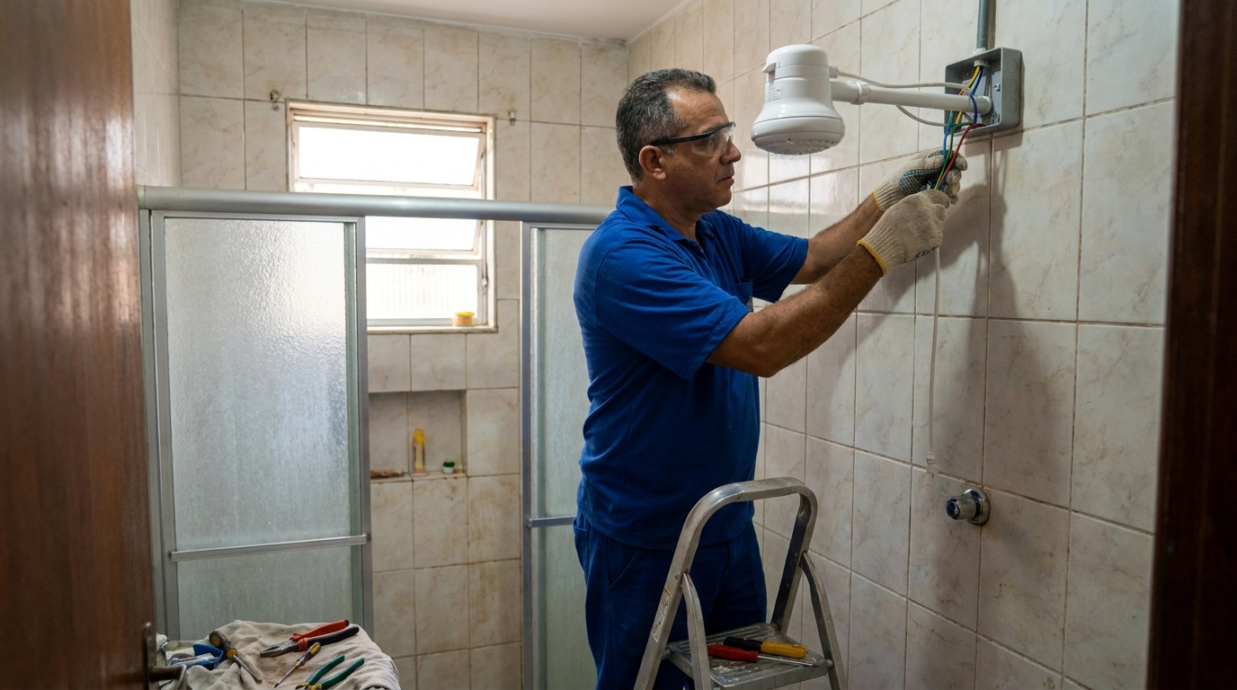 Troca de Chuveiro e Resistência