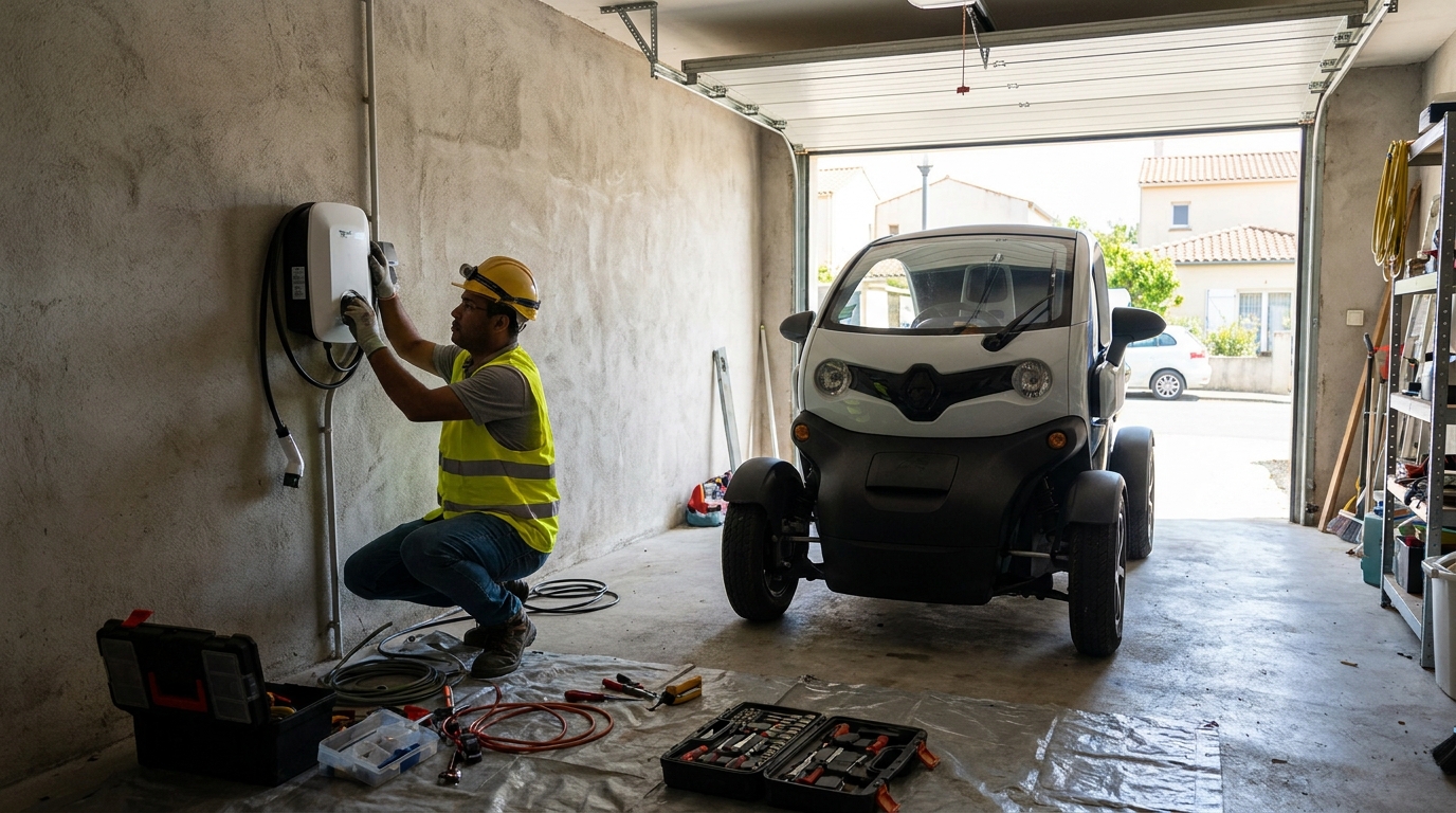 Ponto de Tomada para Carro Elétrico